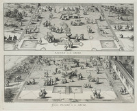 KG 11948
<br/>
Oost-Indië: Chinese Pagode & grote Chinese Pagode.
<br/>
<em>Picart, Bernard (1673-1733)</em>